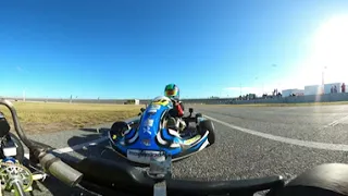 4k 360 Onboard// Daytona Kart Week '22// Cadet 206// Qualifying Day 2