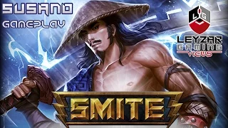 Smite (Gameplay) - Susano, God Of The Summer Storm - Arena Mode (Introduction to Susano Gameplay)