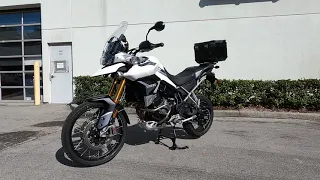 2021 Triumph Tiger 900 Rally Pro In Pure White Walk Around Video At Euro Cycles of Orlando