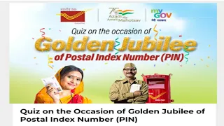 Quiz On The Golden Jubilee of Postal Index Number PIN I Ministry of Culture Govt of India