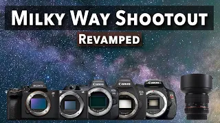 Astrophotography Comparison: Five Cameras, One Lens - Sony a7RV, a6500, Canon EOS R6, 6D, and T3i