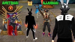 New Bunny Bundle No Internet Prank ❤‍🔥 With Ajjubhai and Amitbhai In Lone Wolf - Garena Free Fire ⚡