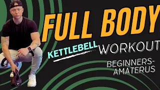 kettlebell Workout For Beginners | 20 Minutes Beginners/Amateurs Full Body Workout 🏋️ 💪