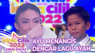 Para Juri Terharu Menangis Benaya Menyanyikan Lagu Ayah | IDOLA CILIK 2022