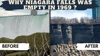 Why Niagara Falls was drained in 1969?