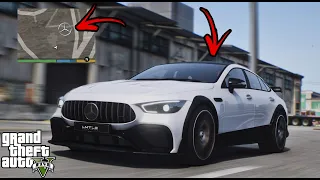 Secret Mercedes Car Location In GTA 5!(AMG GT63S!)