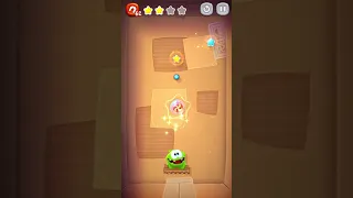 Cut the Rope Remastered gameplay - Evan’s Home - Level 1-6 - 4 stars - Blue star