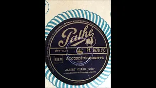 ACCORDÉON MUSETTE (Valse) par Albert HUARD Junior enregistrée fin novembre ou début décembre 1949.