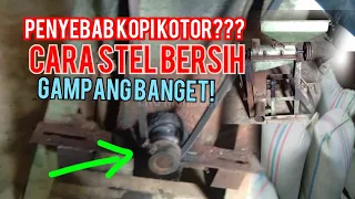 CARA STEL HELER MESIN GILING KOPI AGAR HASILNYA BERSIH #carastelmesinkopi #carastelhullerkopi