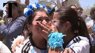 Argentina fans celebrate after winning the 2022 Fifa World Cup