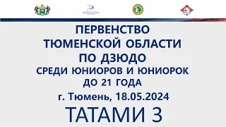 ТАТАМИ 3. Первенство Тюменской области по дзюдо среди юниоров и юниорок до 21 года г. Тюмень