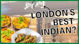We went to one of the best Indian restaurants in London