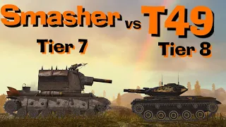 WOT Blitz Face Off || Smasher vs T49