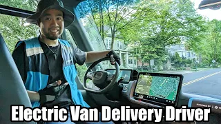 Day in The Life Of An Amazon Electric Van Driver