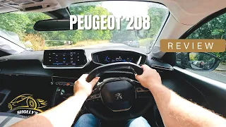 Peugeot 208 POV Review First Impressions and Test Drive City Roads London, England