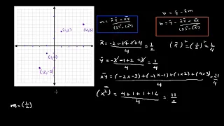 Second regression example | Statistics and probability | Sec Maths | KA Urdu