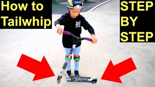 How to Tailwhip on a Scooter✅EASIEST & FASTEST WAY⚠️‼️