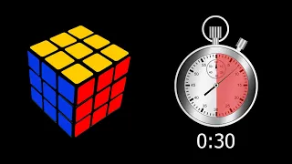 Rubiks Cube in 30 Sekunden gelöst