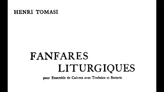 Tomasi - Fanfares Liturgiques [score]
