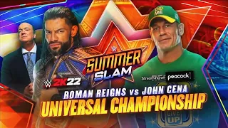 WWE: SummerSlam 2021 Roman Reigns vs John Cena Promo