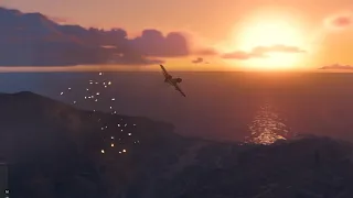 GTA V - B11 Strikeforce Vs P996 Lazar Jet Dogfight