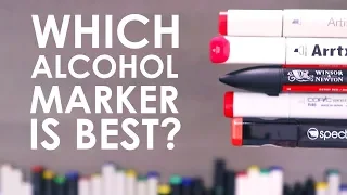 WHICH ALCOHOL MARKER IS BEST?! - Testing 10 Brands of Markers