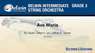 Ave Maria, arr. Jeffrey E. Turner – Score & Sound