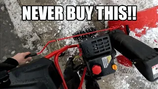 Why I Would Never Buy An MTD Made Troy Bilt Or Cub Cadet Snowblower - Entry Level Snow Blower Review