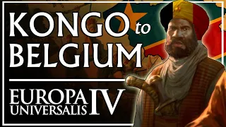 Colonizing Belgium as Kongo in EU4 Challenge