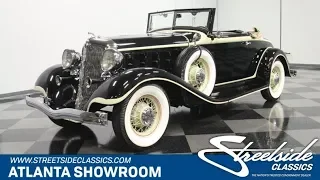 1933 Chrysler Imperial CQ Convertible for sale | 4902 ATL