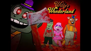 New and Improved Willy’s Wonderland Movie Banana Splits Style Poster