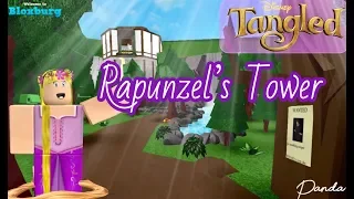 BLOXBURG | Disney Rapunzel Tower Speed Build & Tour: ROBLOX