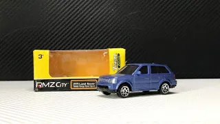 Land Rover Range Rover Sport | RMZ    City Jr Collection | 1:64 scale | Blue | Unboxing