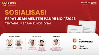 Sosialisasi PermenPANRB No. 1/2023 tentang Jabatan Fungsional