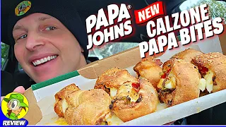 Papa John's® CALZONE PAPA BITES Review 👨‍🍳🥐🧀👄 ⎮ Peep THIS Out! 🕵️‍♂️