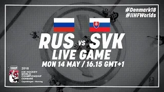 Russia - Slovakia | Full Game | 2018 IIHF Ice Hockey World Championship