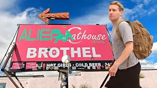 I Spent 24 Hours at a Brothel next to Area 51 (Alien Cathouse Brothel)