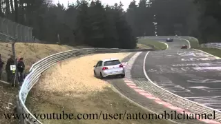 Carfriday Karfreitag 2012 Nordschleife Nurburgring VW Golf R32 Crash Accident Unfall Brünnchen