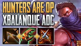 HUNTERS ARE CRAZY RIGHT NOW! Xbalanque ADC Gameplay (SMITE Conquest)