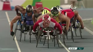 Athletics | Men's 5000m - T54 Round 1 heat 2 | Rio 2016 Paralympic Games