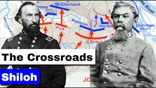 Battle of Shiloh Part 3, The Crossroads | Animated Battle Map