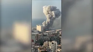 Lebanon Explosion Footage ( SLOW MOTION )