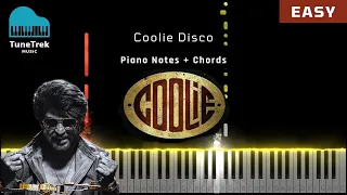 Coolie Disco Piano Tutorial | Coolie Teaser | Anirudh | Thalaivar | TuneTrek Music