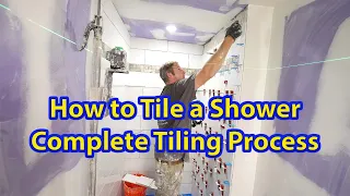 A Tile Setter's Methods | How to Tile a Shower | PLAN LEARN BUILD