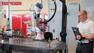 Creation of precise 3D scans for automated welding