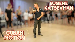 Eugene Katsevman - Cuban Motion Latin dance lesson | Roma Dance Cup