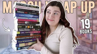 I read 19 books in March || March Wrap Up 💖✨
