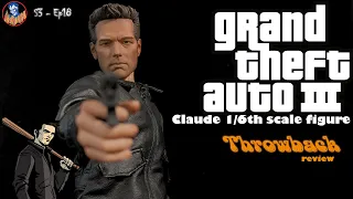 Rockstar Games Grand Theft Auto III Claude 1/6th scale figure throwback review. Sideshow toys GTA3