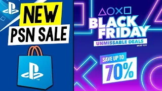 GIGANTIC NEW PSN BLACK FRIDAY SALE LIVE NOW! 1100+ PS4/PS5 Deals Brand New 2023 Games CHEAPER