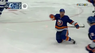 Islanders Final Goal at the Barn but with the Radio Call